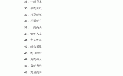 蛇字成語(yǔ)
