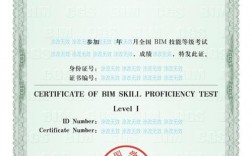 bim一級(jí)證書
