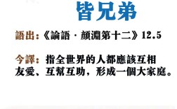 四海之內皆兄弟的解釋_近義詞_反義詞