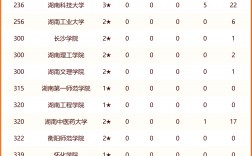 2024年湖南一本大學排名