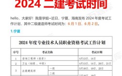 二建考試考幾天