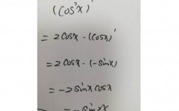 cos平方x求導(復合函數cos2X求導)