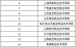 2024年空乘專科學校排名