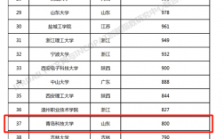 2024年青島科技大學排名