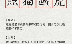 照貓畫虎的意思