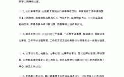 個人工作問題不足20條