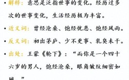 飽經(jīng)滄桑的意思_釋義_出處