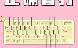 盲打鍵盤指法圖順口溜