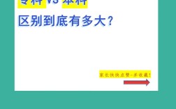 本科和專科的區(qū)別