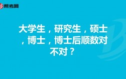 研究生后面是博士還是碩士(學歷順序從低到高)