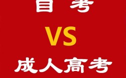自考本科和成人高考的區(qū)別