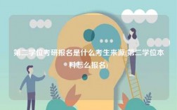 第二學(xué)位考研報名是什么考生來源(第二學(xué)位本科怎么報名)
