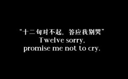 表達歉意的句子