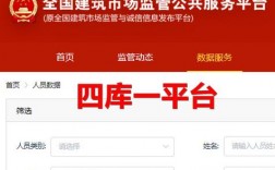 四庫一平臺查詢入口jzsc.mohurd.gov.cn