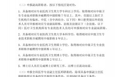 基層副高級職稱申報條件