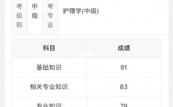 2024年主管護師查分