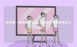 專升本一般考多少分過(工程造價專升本考什么科目)