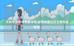 文科專業(yè)考研考數(shù)學嗎(張雪峰建議女生跨專業(yè)考研)