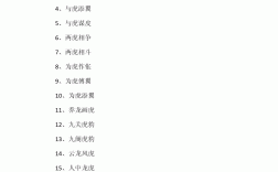 虎成語