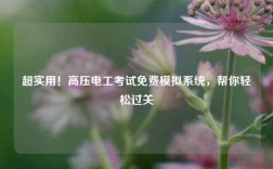 超實用！高壓電工考試免費模擬系統，幫你輕松過關