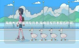 海南考試局官網(wǎng)專升本(海南省專升本報名時間)