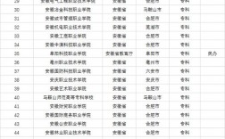 安徽大專院校排名(安徽公辦職業學校排名)