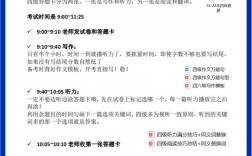 四級(jí)答題步驟及時(shí)間安排答題技巧