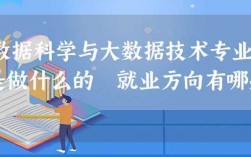 數據科學與大數據技術好就業嗎(學大數據去哪個學校)