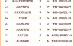 武漢民辦二本院校排名