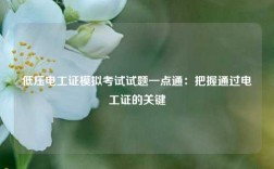 低壓電工證模擬考試試題一點通：把握通過電工證的關(guān)鍵