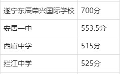遂寧高中學校排名前十