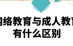 網(wǎng)絡(luò)教育和成人教育的區(qū)別