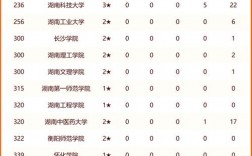 湖南各大學排名