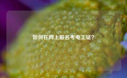 如何在網(wǎng)上報名考電工證？