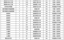 2024年安徽本科院校排名
