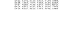 帶雞的成語(yǔ)