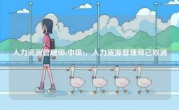 人力資源管理師(中級)，人力資源管理師已取消