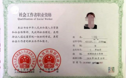 社會工作者職業資格證書