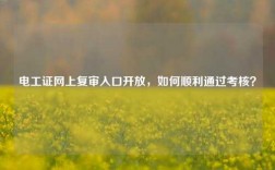 電工證網(wǎng)上復(fù)審入口開放，如何順利通過考核？
