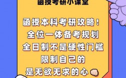 函授本科學歷怎么報考研究生
