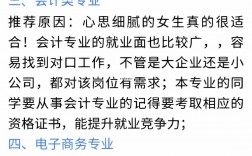 女生初中畢業最吃香的專業(女生十大就業前景好的專業)