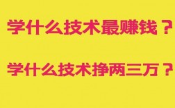 學(xué)什么技術(shù)掙兩三萬(現(xiàn)在學(xué)什么技術(shù)最好也最能掙錢)