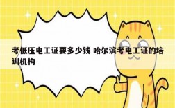 考低壓電工證要多少錢 哈爾濱考電工證的培訓機構