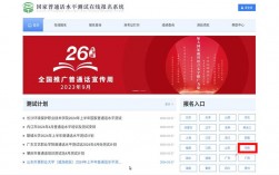 2024年全國普通話考試官網入口