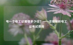 考一個電工證需要多少錢？——詳細解析電工證考試費用