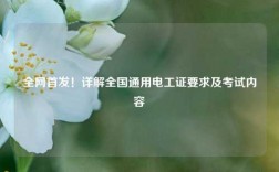 全網首發(fā)！詳解全國通用電工證要求及考試內容