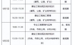 甘肅2024年二建考試時間(甘肅二建考試安排)