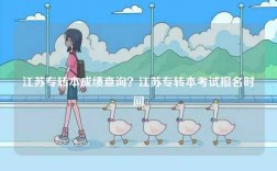 江蘇專轉(zhuǎn)本成績查詢？江蘇專轉(zhuǎn)本考試報(bào)名時(shí)間