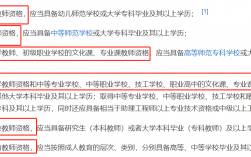 大專考教師資格證需要什么條件