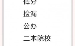 低分撿漏的公辦二本院校有哪些